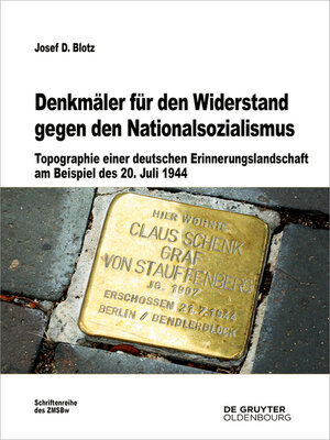 cover image of Denkmäler für den Widerstand gegen den Nationalsozialismus